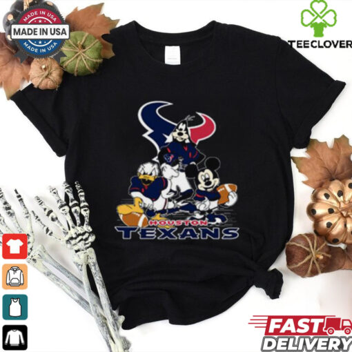 Mickey Friends Houston Texans Tee Disney Inspired Game Day Football NFL  Shirt