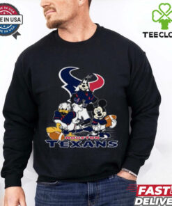 Mickey Friends Houston Texans Tee Disney Inspired Game Day Football NFL Shirt