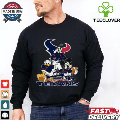 Mickey Friends Houston Texans Tee Disney Inspired Game Day Football NFL  Shirt