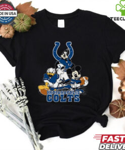Mickey Friends Indianapolis Colts Tee Disney Inspired Game Day Football NFL Shirt