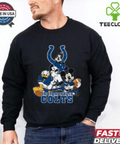 Mickey Friends Indianapolis Colts Tee Disney Inspired Game Day Football NFL Shirt