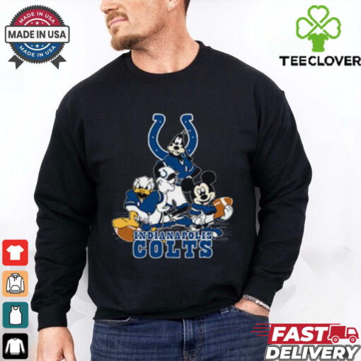 Mickey Friends Indianapolis Colts Tee Disney Inspired Game Day Football NFL  Shirt
