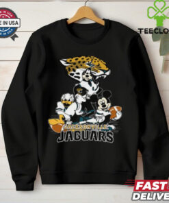 Mickey Friends Jacksonville Jaguars Tee Disney Inspired Game Day Football NFL Shirt