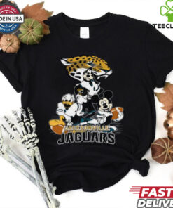 Mickey Friends Jacksonville Jaguars Tee Disney Inspired Game Day Football NFL Shirt