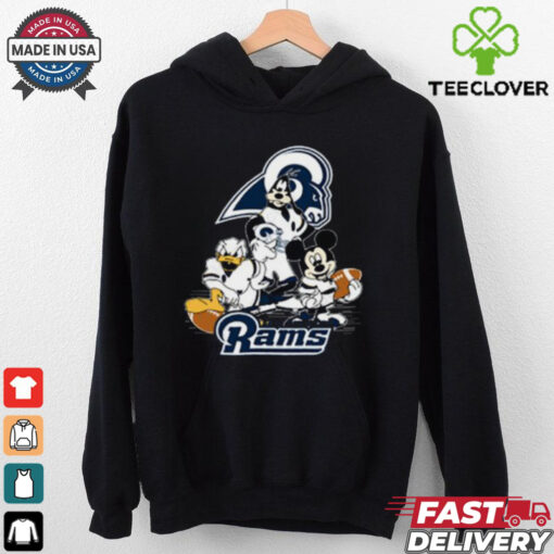 Mickey Friends Los Angeles Rams Tee Disney Inspired Game Day Football NFL Shirt