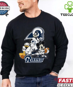 Mickey Friends Los Angeles Rams Tee Disney Inspired Game Day Football NFL Shirt