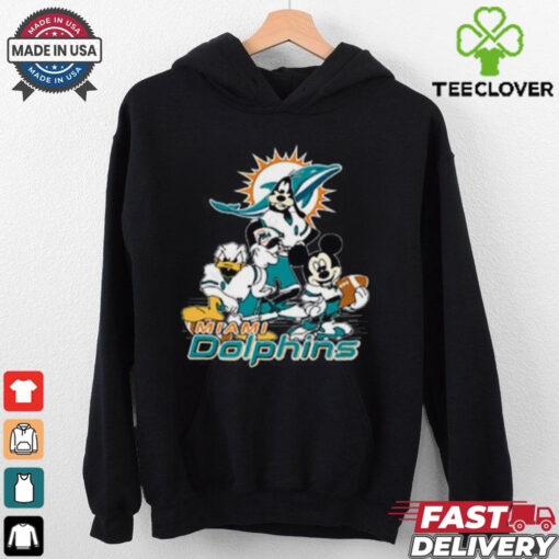 Mickey Friends Miami Dolphins Tee Disney Inspired Game Day Football NFL  Shirt
