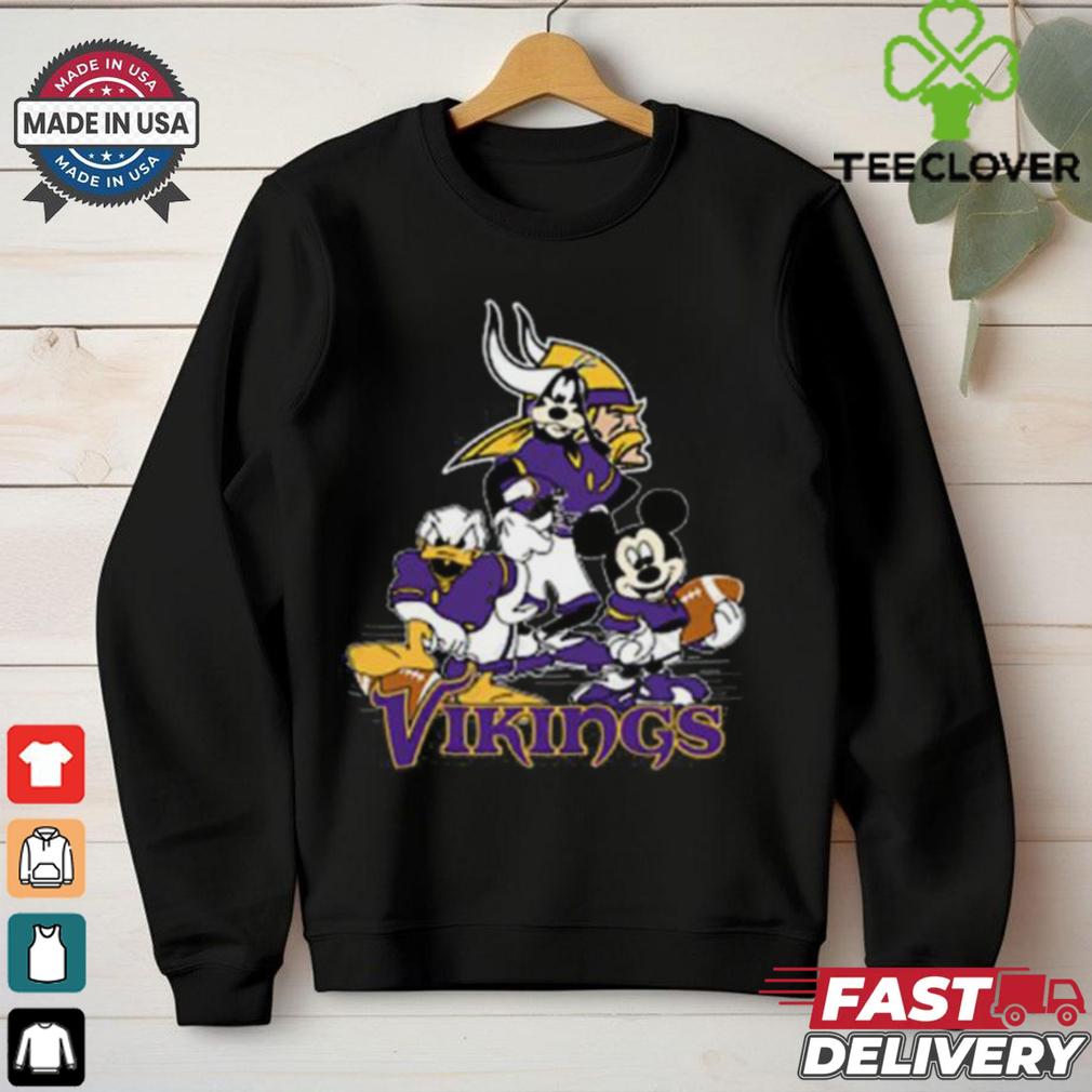 Mickey Friends Minnesota Vikings Tee Disney Inspired Game Day Football NFL Shirt Mickey Friends Minnesota Vikings Tee Disney Inspired Game Day Football NFL Shirt