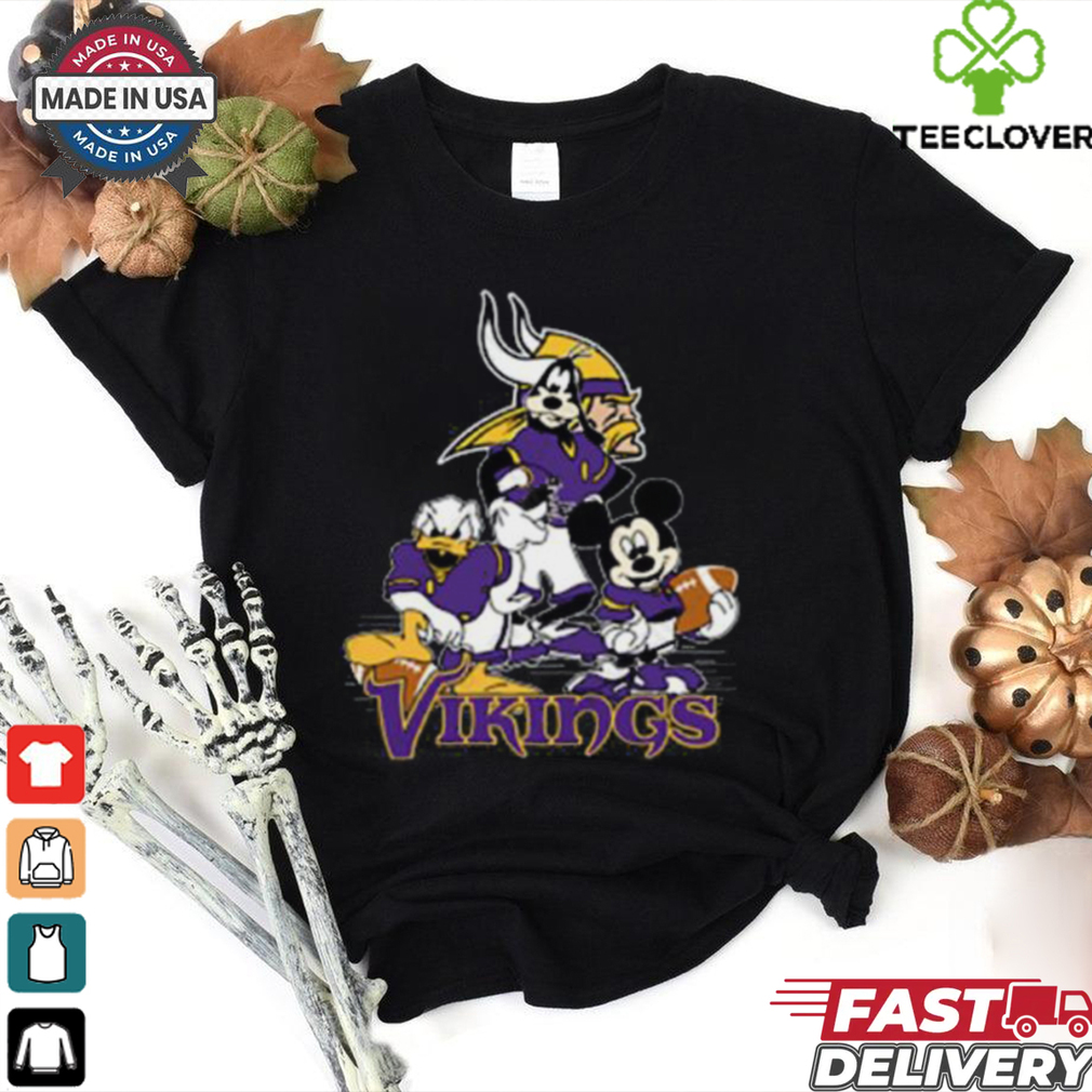 Mickey Friends Minnesota Vikings Tee Disney Inspired Game Day Football NFL Shirt Mickey Friends Minnesota Vikings Tee Disney Inspired Game Day Football NFL Shirt