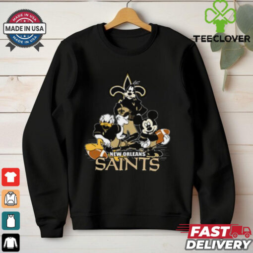 Mickey Friends New Orleans Saints Tee Disney Inspired Game Day Football NFL  Shirt
