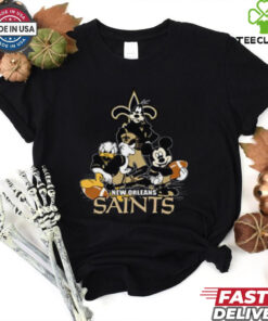 Mickey Friends New Orleans Saints Tee Disney Inspired Game Day Football NFL Shirt