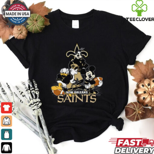Mickey Friends New Orleans Saints Tee Disney Inspired Game Day Football NFL  Shirt