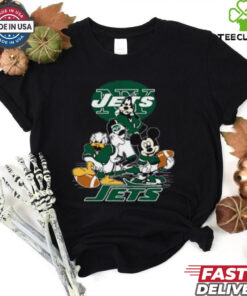 Mickey Friends New York Jets Tee Disney Inspired Game Day Football NFL Shirt