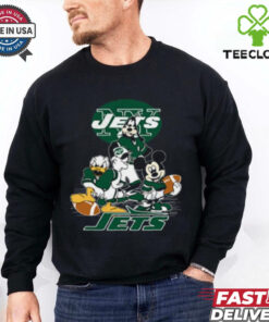 Mickey Friends New York Jets Tee Disney Inspired Game Day Football NFL Shirt