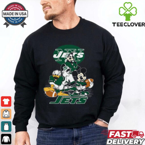 Mickey Friends New York Jets Tee Disney Inspired Game Day Football NFL Shirt