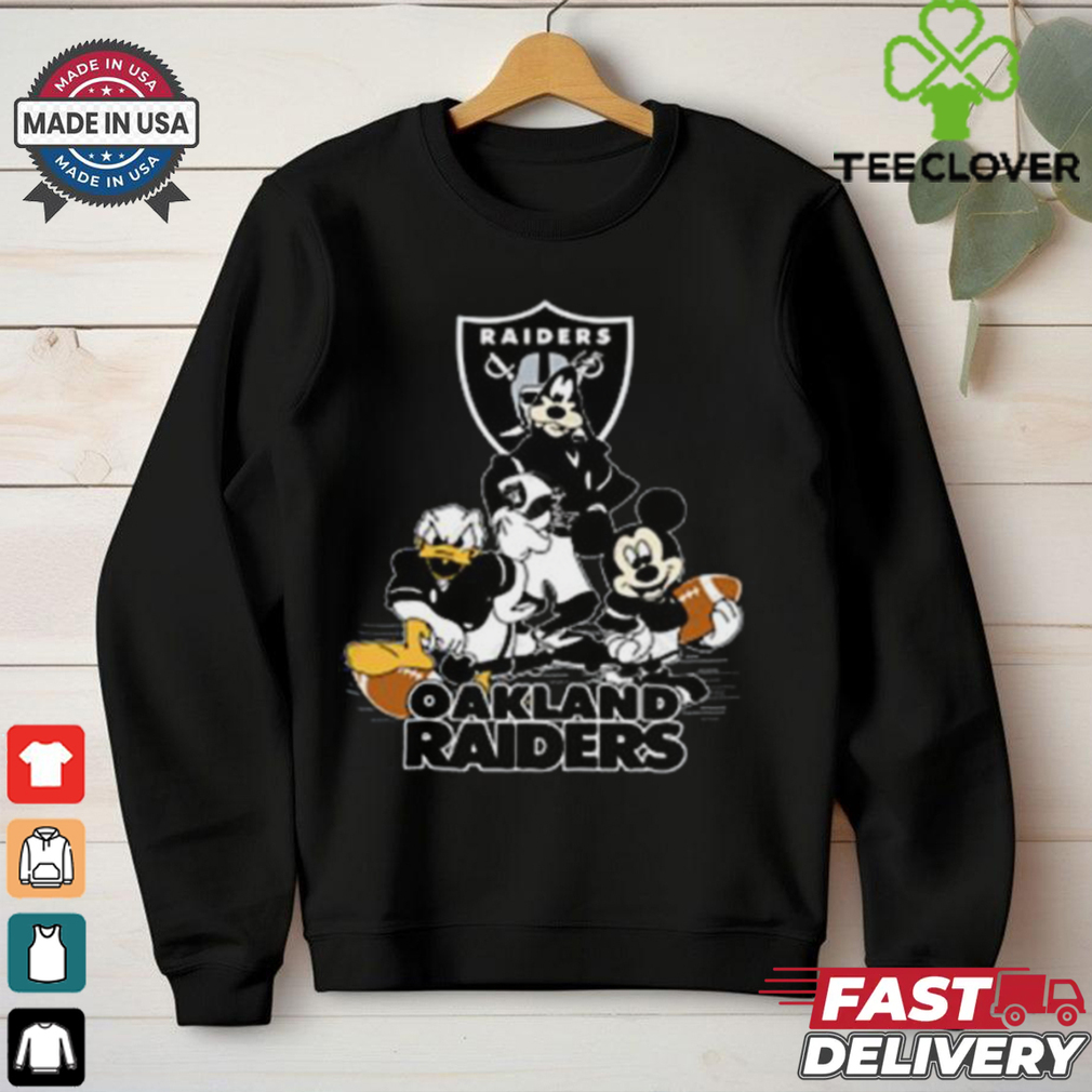 Mickey Friends Oakland Raiders Tee Disney Inspired Game Day Football NFL Shirt Mickey Friends Oakland Raiders Tee Disney Inspired Game Day Football NFL Shirt