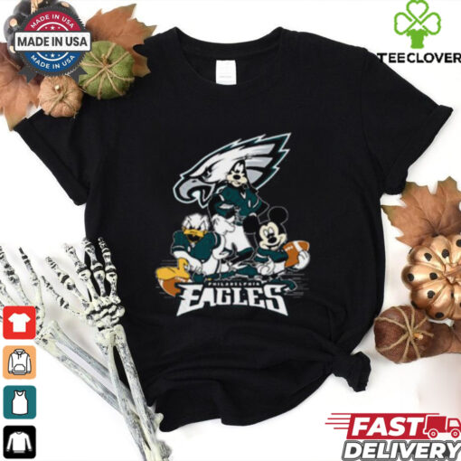 Mickey Friends Philadelphia Eagles Tee Disney Inspired Game Day Football NFL Shirt