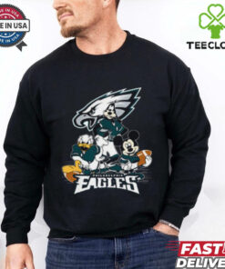Mickey Friends Philadelphia Eagles Tee Disney Inspired Game Day Football NFL Shirt