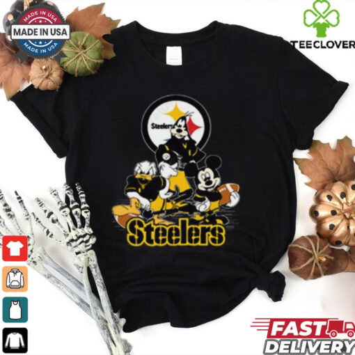 Mickey Friends Pittsburgh Steelers Tee Disney Inspired Game Day Football NFL Shirt