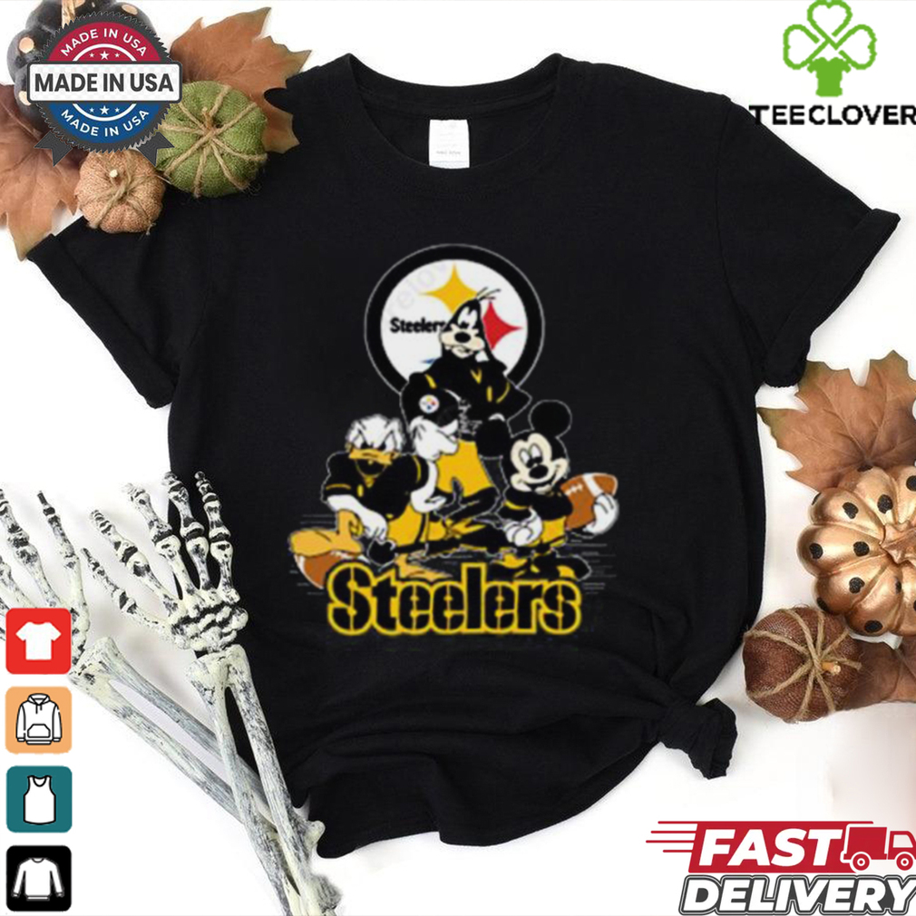 Mickey Friends Pittsburgh Steelers Tee Disney Inspired Game Day Football NFL Shirt Mickey Friends Pittsburgh Steelers Tee Disney Inspired Game Day Football NFL Shirt