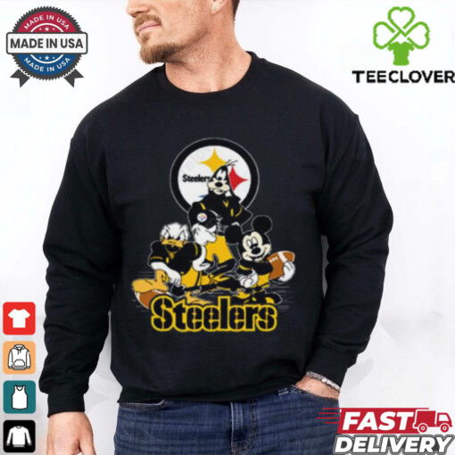 Mickey Friends Pittsburgh Steelers Tee Disney Inspired Game Day Football NFL Shirt