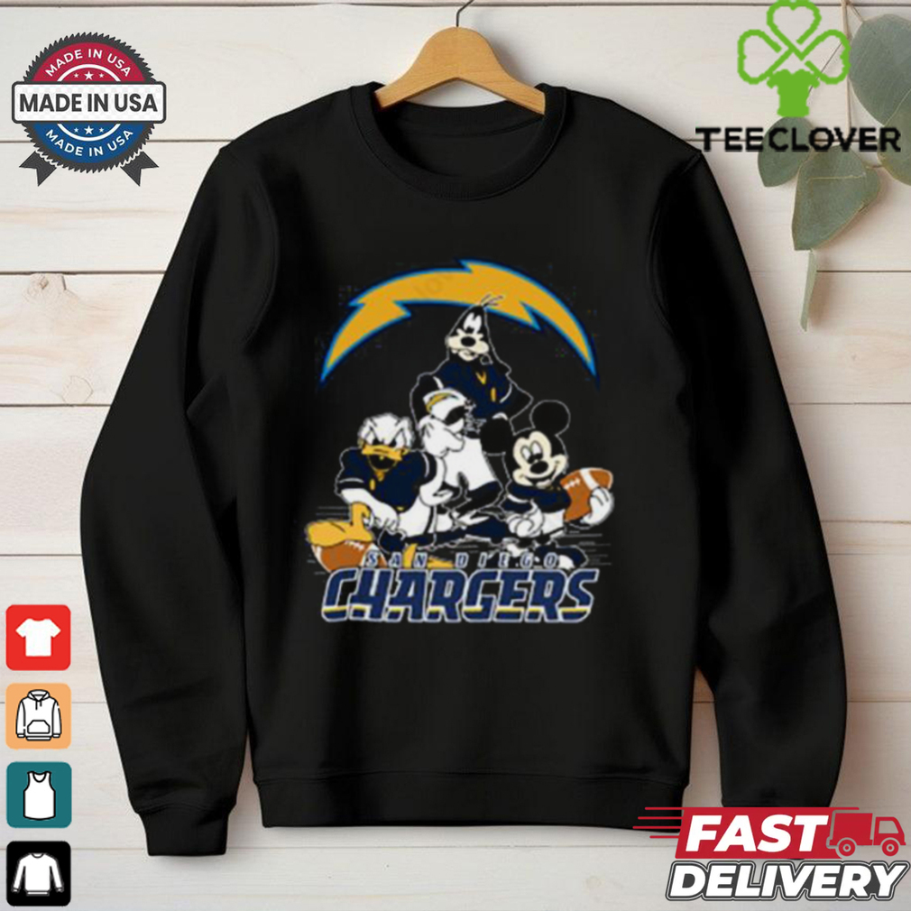 Mickey Friends San Diego Chargers Tee Disney Inspired Game Day Football NFL Shirt Mickey Friends San Diego Chargers Tee Disney Inspired Game Day Football NFL Shirt