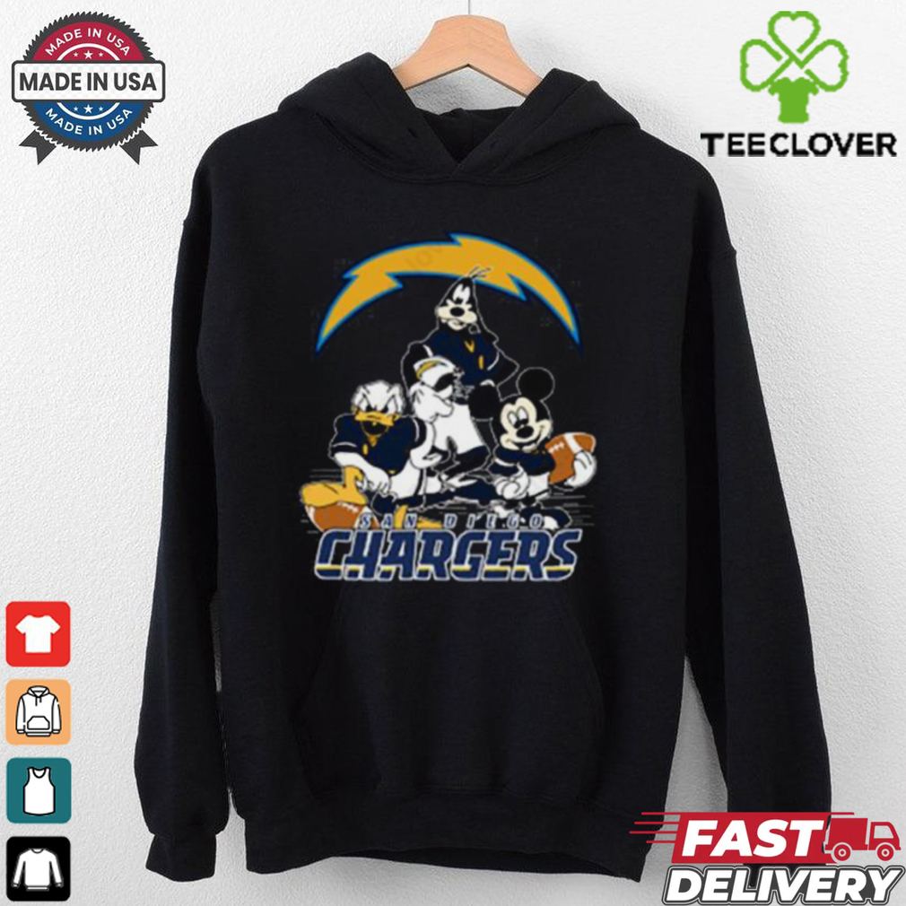 Mickey Friends San Diego Chargers Tee Disney Inspired Game Day Football NFL Shirt Mickey Friends San Diego Chargers Tee Disney Inspired Game Day Football NFL Shirt