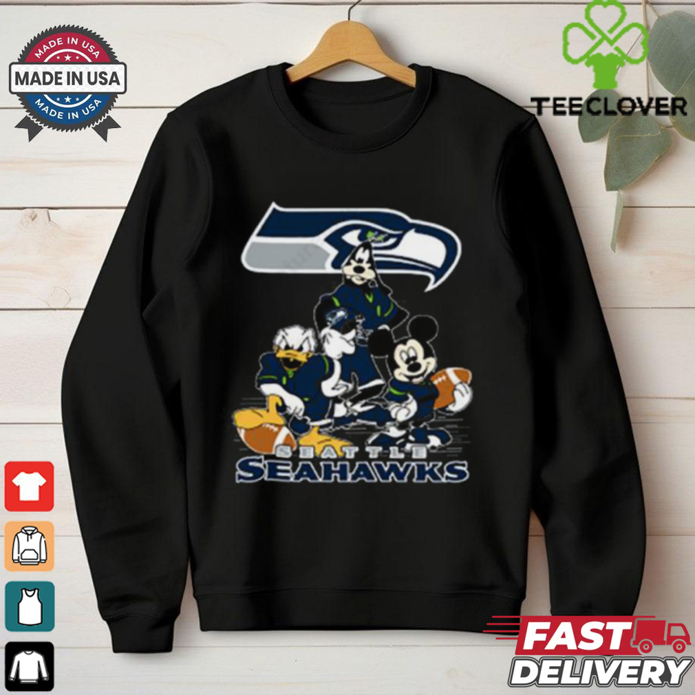 Mickey Friends Seattle Seahawks Tee Disney Inspired Game Day Football NFL Shirt Mickey Friends Seattle Seahawks Tee Disney Inspired Game Day Football NFL Shirt
