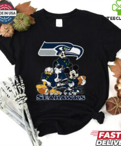 Mickey Friends Seattle Seahawks Tee Disney Inspired Game Day Football NFL Shirt