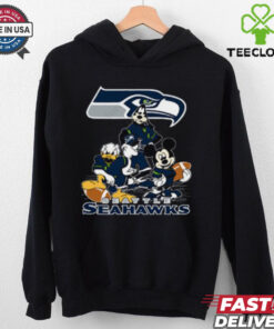 Mickey Friends Seattle Seahawks Tee Disney Inspired Game Day Football NFL Shirt