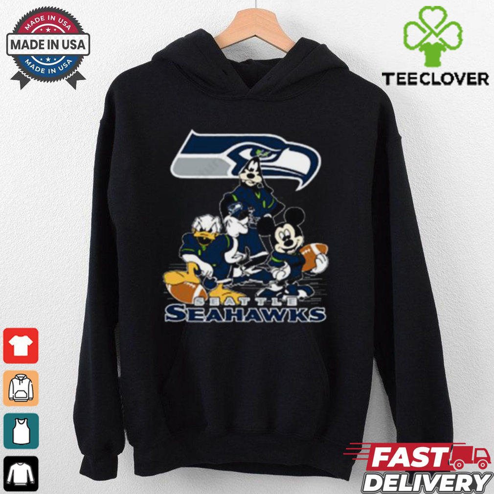 Mickey Friends Seattle Seahawks Tee Disney Inspired Game Day Football NFL Shirt Mickey Friends Seattle Seahawks Tee Disney Inspired Game Day Football NFL Shirt
