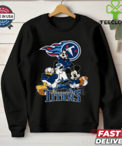 Mickey Friends Tennessee Titans Tee Disney Inspired Game Day Football NFL Shirt