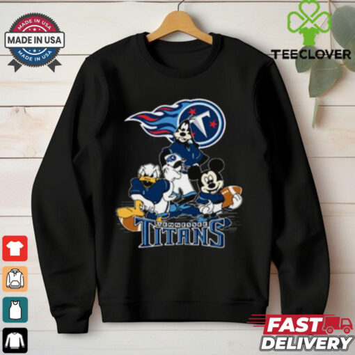Mickey Friends Tennessee Titans Tee Disney Inspired Game Day Football NFL  Shirt