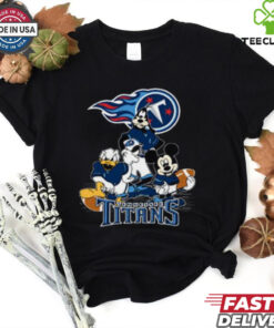 Mickey Friends Tennessee Titans Tee Disney Inspired Game Day Football NFL Shirt