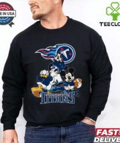 Mickey Friends Tennessee Titans Tee Disney Inspired Game Day Football NFL Shirt