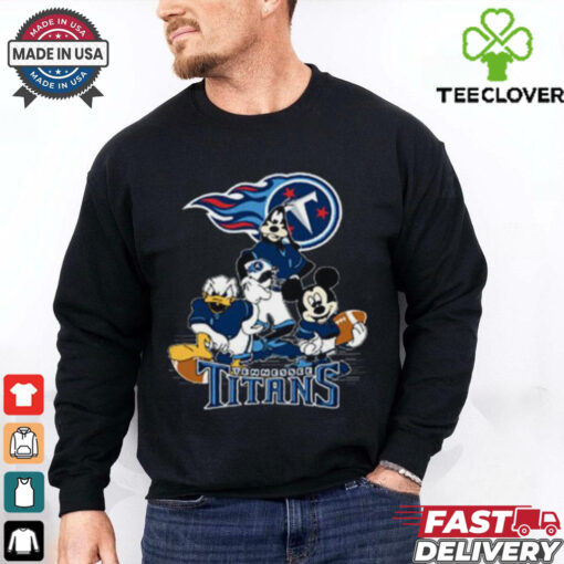 Mickey Friends Tennessee Titans Tee Disney Inspired Game Day Football NFL  Shirt