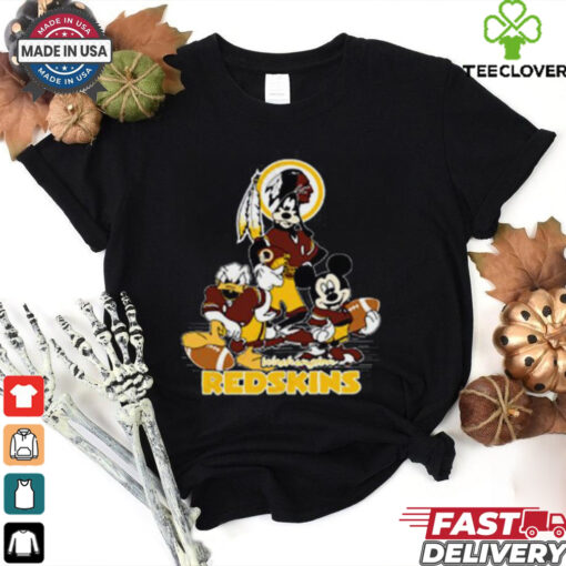 Mickey Friends Washington Commanders Tee Disney Inspired Game Day Football NFL Shirt