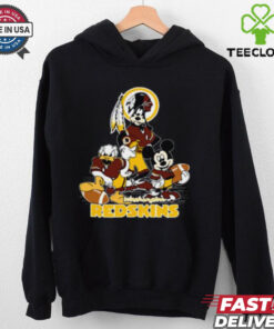 Mickey Friends Washington Commanders Tee Disney Inspired Game Day Football NFL Shirt