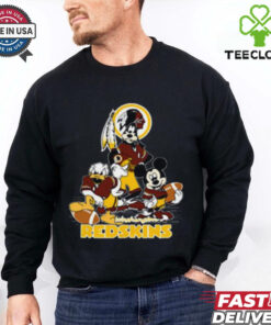 Mickey Friends Washington Commanders Tee Disney Inspired Game Day Football NFL Shirt