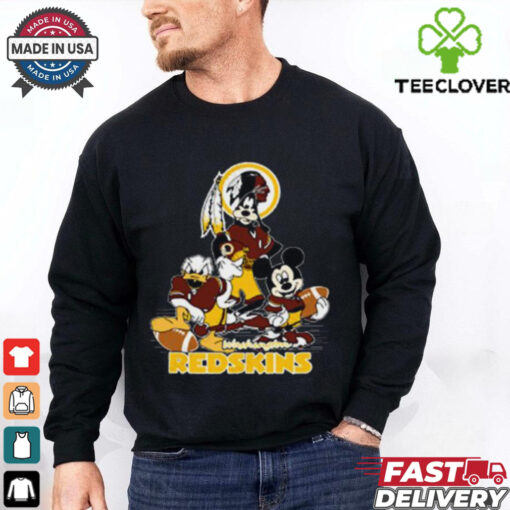 Mickey Friends Washington Commanders Tee Disney Inspired Game Day Football NFL Shirt