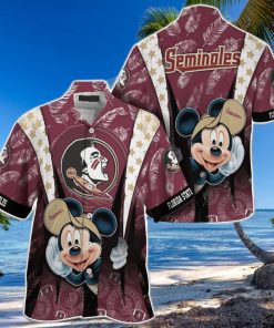 Mickey Lovers NCAA Florida State Seminoles Hawaiian Shirt Beach Gift For Friend