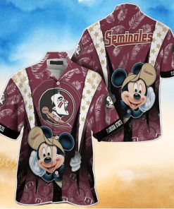 Mickey Lovers NCAA Florida State Seminoles Hawaiian Shirt Beach Gift For Friend