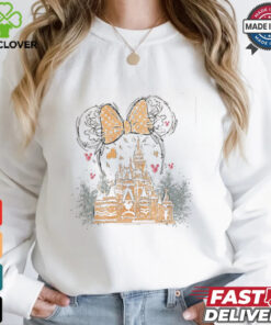 Mickey Minnie Christmas Gingerbread Castle Shirt