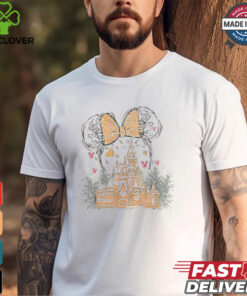 Mickey Minnie Christmas Gingerbread Castle Shirt