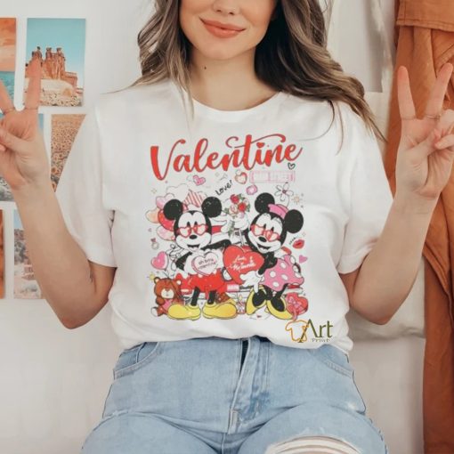 Mickey Minnie Disney true love Valentine on main street hoodie, sweater, longsleeve, shirt v-neck, t-shirt