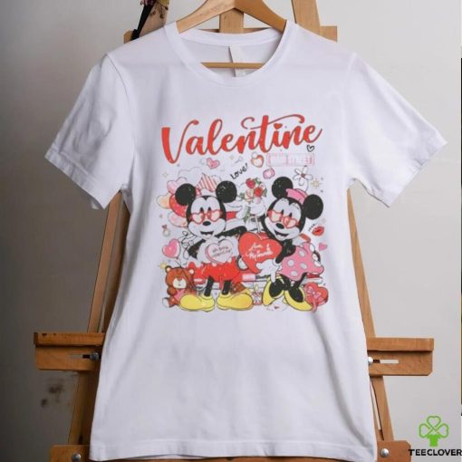 Mickey Minnie Disney true love Valentine on main street hoodie, sweater, longsleeve, shirt v-neck, t-shirt