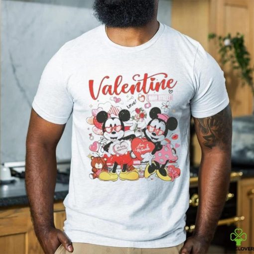 Mickey Minnie Disney true love Valentine on main street hoodie, sweater, longsleeve, shirt v-neck, t-shirt