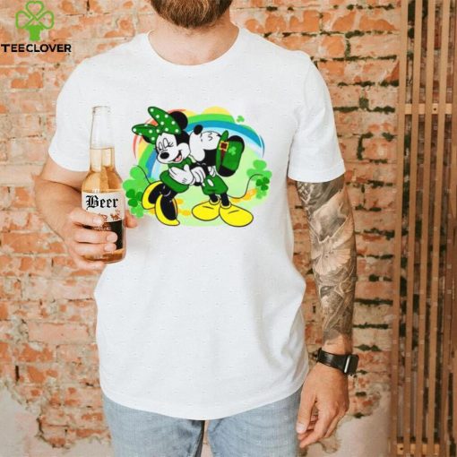 Mickey Minnie Irish Four Leaf Clover Patrick’s Day Shirt