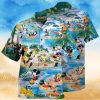 Mickey Minnie Mouse Donald Daisy Duck Pluto Dog Disney Chill At The Beach Full Printing Hawaiian Shirt