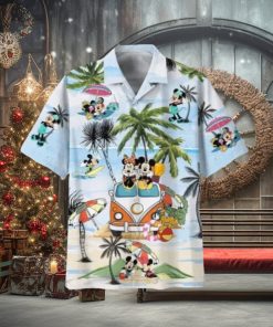 Mickey Minnie Mouse Hippie Beach Hawaiian T Shirt